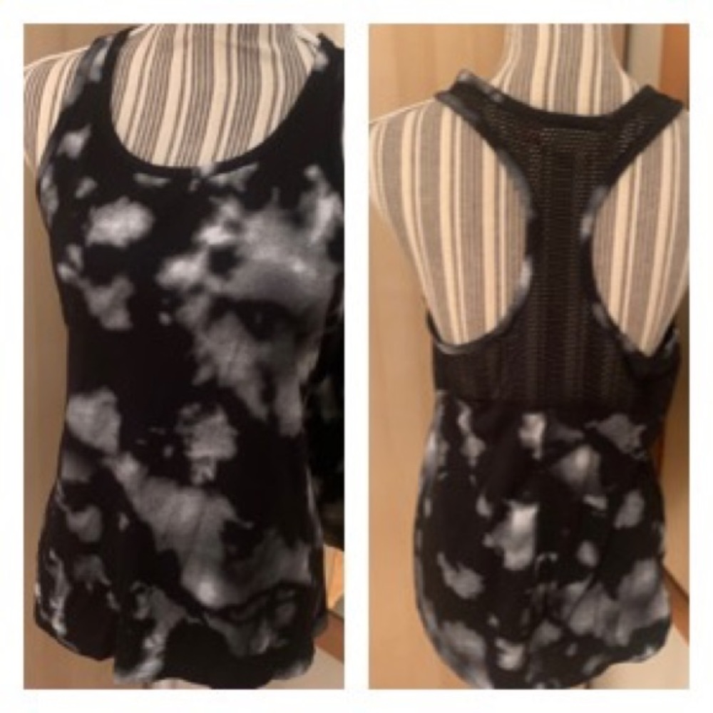 Cute B & W racer back tank
